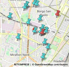 Mappa Via Monfalcone, 10136 Torino TO, Italia (0.954)