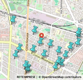 Mappa Via Monfalcone, 10136 Torino TO, Italia (0.6485)