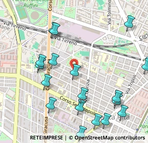 Mappa Via Monfalcone, 10136 Torino TO, Italia (0.66)