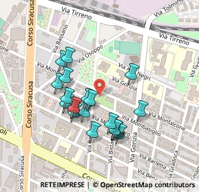 Mappa Via Monfalcone, 10136 Torino TO, Italia (0.1955)