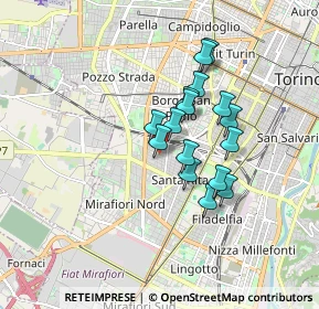 Mappa Via Monfalcone, 10136 Torino TO, Italia (1.30625)