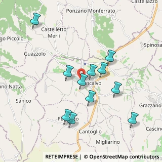 Mappa Via Giovanni Goria, 14036 Moncalvo AT, Italia (1.84545)