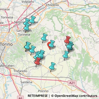 Mappa Strada Rocche, 10020 Marentino TO, Italia (6.83947)