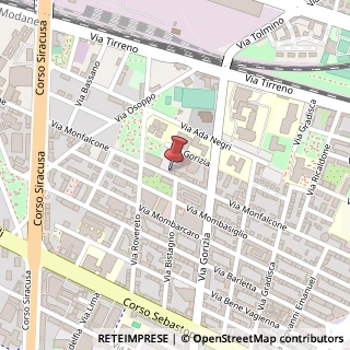 Mappa Via Monfalcone, 88, 10136 Torino, Torino (Piemonte)