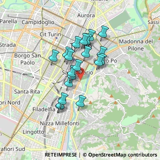 Mappa Viale Medaglie d'Oro, 10126 Torino TO, Italia (1.4065)
