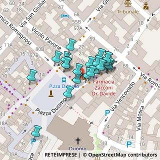 Mappa Galleria Francesco Daveri, 29121 Piacenza PC, Italia (0.0087)