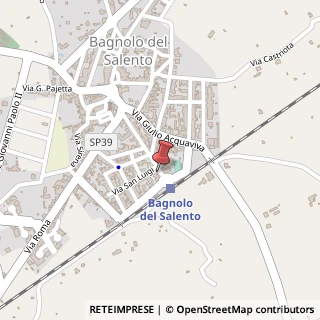 Mappa Via Rosario Mancini, 28, 73020 Bagnolo del Salento, Lecce (Puglia)
