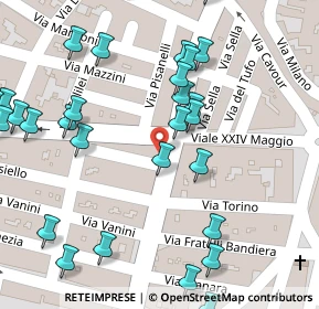 Mappa Via Torino, 73044 Galatone LE, Italia (0.07586)