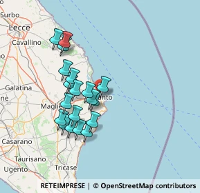 Mappa Largo Cavour, 73028 Otranto LE, Italia (13.37632)