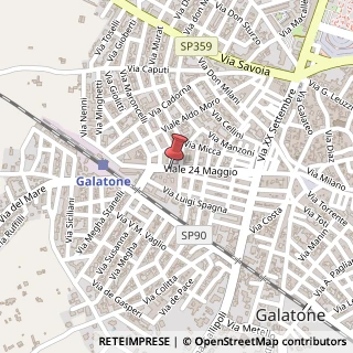 Mappa Viale XXIV Maggio, 140, 73044 Galatone, Lecce (Puglia)