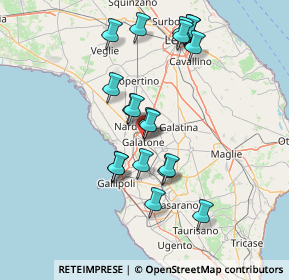 Mappa Via Vittorio Veneto, 73044 Galatone LE, Italia (14.82316)