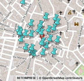 Mappa Via Montescuro, 73044 Galatone LE, Italia (0.08571)