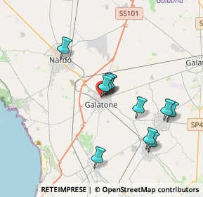 Mappa Via S. Sebastiano, 73044 Galatone LE, Italia (3.47364)