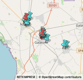 Mappa Via S. Sebastiano, 73044 Galatone LE, Italia (3.0415)