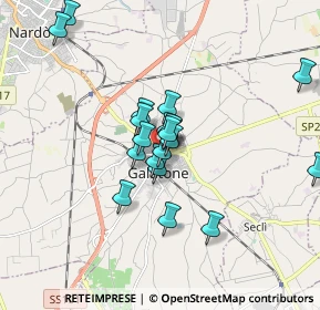 Mappa Via S. Sebastiano, 73044 Galatone LE, Italia (1.478)