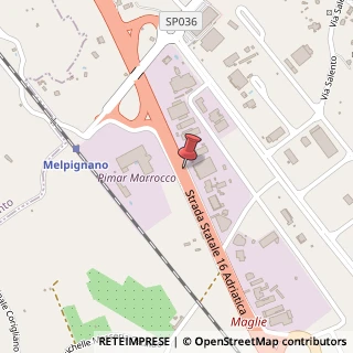 Mappa SS16, 10, 73020 Melpignano, Lecce (Puglia)