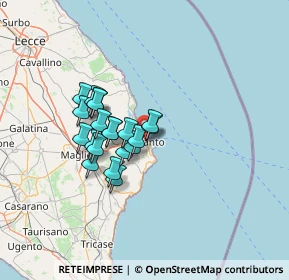 Mappa Via San Giovanni, 73028 Otranto LE, Italia (10.871)