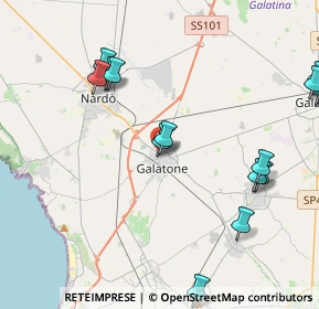 Mappa Via G. Migliaccio, 73044 Galatone LE, Italia (5.59533)