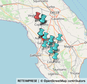 Mappa Via G. Migliaccio, 73044 Galatone LE, Italia (10.165)