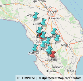 Mappa Via Giravolta, 73044 Galatone LE, Italia (9.79538)