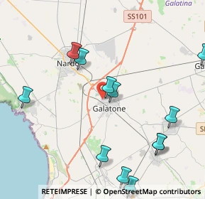 Mappa Via Luigi Cadorna, 73044 Galatone LE, Italia (6.06733)