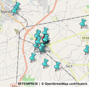 Mappa Via Rubichi, 73044 Galatone LE, Italia (1.5365)