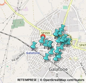 Mappa Viale Aldo Moro, 73044 Galatone LE, Italia (0.4075)