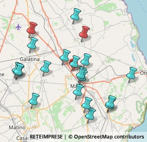 Mappa 73020 Melpignano LE, Italia (9.042)