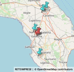 Mappa Via A. Pagliarulo, 73044 Galatone LE, Italia (29.33273)