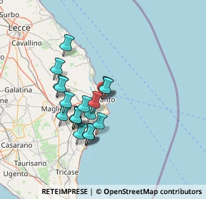 Mappa Via Ciatara, 73028 Otranto LE, Italia (12.84368)