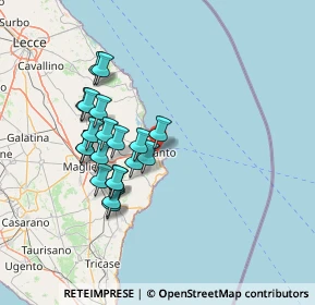 Mappa Via Ciatara, 73028 Otranto LE, Italia (13.6735)