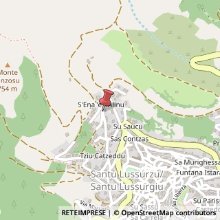 Mappa Via S'Ena e Salinu, 20, 09075 Santu Lussurgiu, Oristano (Sardegna)