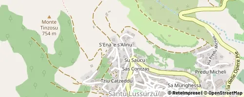 Mappa Santu Lussurgiu