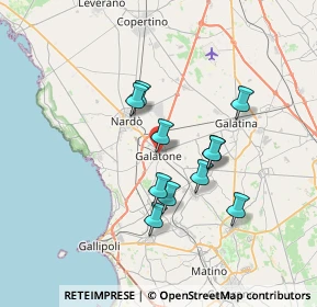 Mappa Traversa, 73044 Galatone LE, Italia (6.20727)