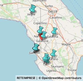 Mappa Via Duca D'Aosta, 73044 Galatone LE, Italia (13.30429)