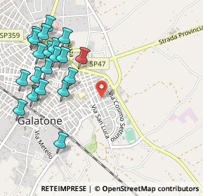 Mappa Via Antonio Gramsci, 73044 Galatone LE, Italia (0.6885)