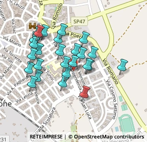 Mappa Via A. Scorrano, 73044 Galatone LE, Italia (0.20769)