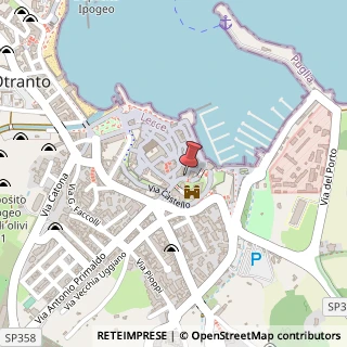 Mappa Via Papa Costantino I, 4, 73028 Otranto LE, Italia, 73028 Otranto, Lecce (Puglia)