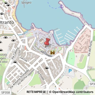 Mappa Via Castello, 32, 73028 Otranto, Lecce (Puglia)