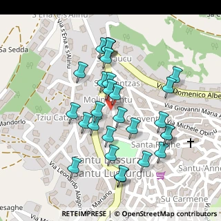 Mappa Piazza Bartolomeo Meloni, 09075 Santu Lussurgiu OR, Italia (0.11786)