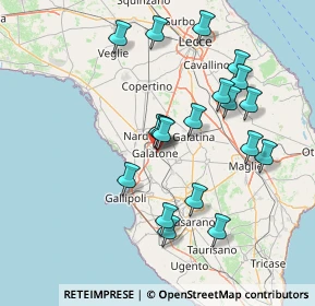 Mappa Via San Luca, 73044 Galatone LE, Italia (15.97316)