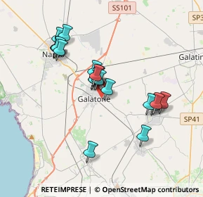 Mappa Via San Luca, 73044 Galatone LE, Italia (3.4125)