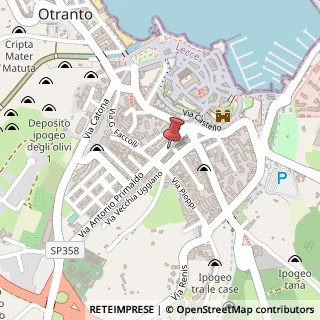 Mappa Via Antonio Primaldo, 41, 73028 Otranto, Lecce (Puglia)