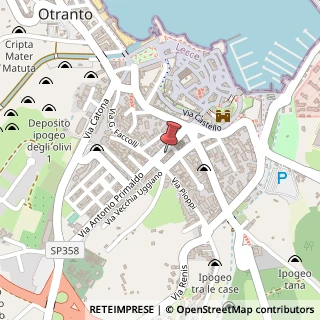 Mappa Via Antonio Primaldo, 49, 73028 Otranto, Lecce (Puglia)