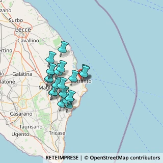 Mappa Via Martire Schito, 73028 Otranto LE, Italia (12.6595)