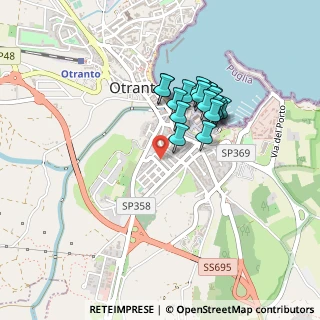 Mappa Via Martire Schito, 73028 Otranto LE, Italia (0.397)