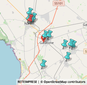 Mappa Via G. Megha, 73044 Galatone LE, Italia (4.2625)