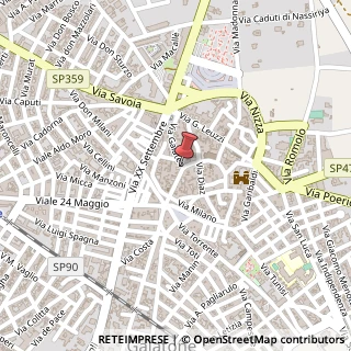 Mappa Via Galateo,  2, 73044 Galatone, Lecce (Puglia)