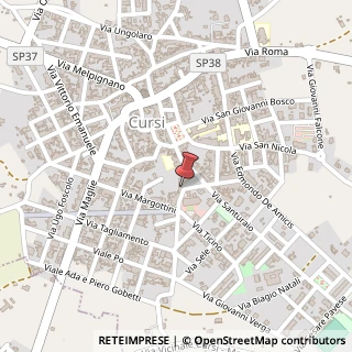 Mappa Via Adige, 8, 73020 Cursi, Lecce (Puglia)