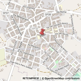 Mappa Via Santuario, 6, 73020 Cursi, Lecce (Puglia)